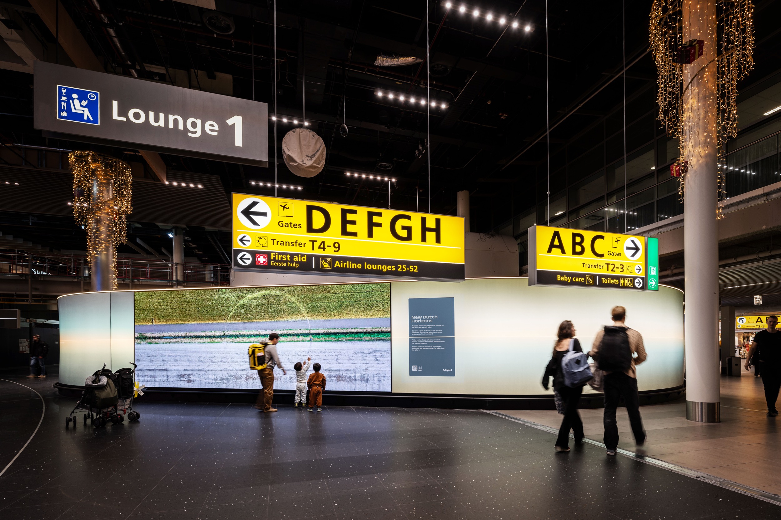 Schiphol onn lighting project