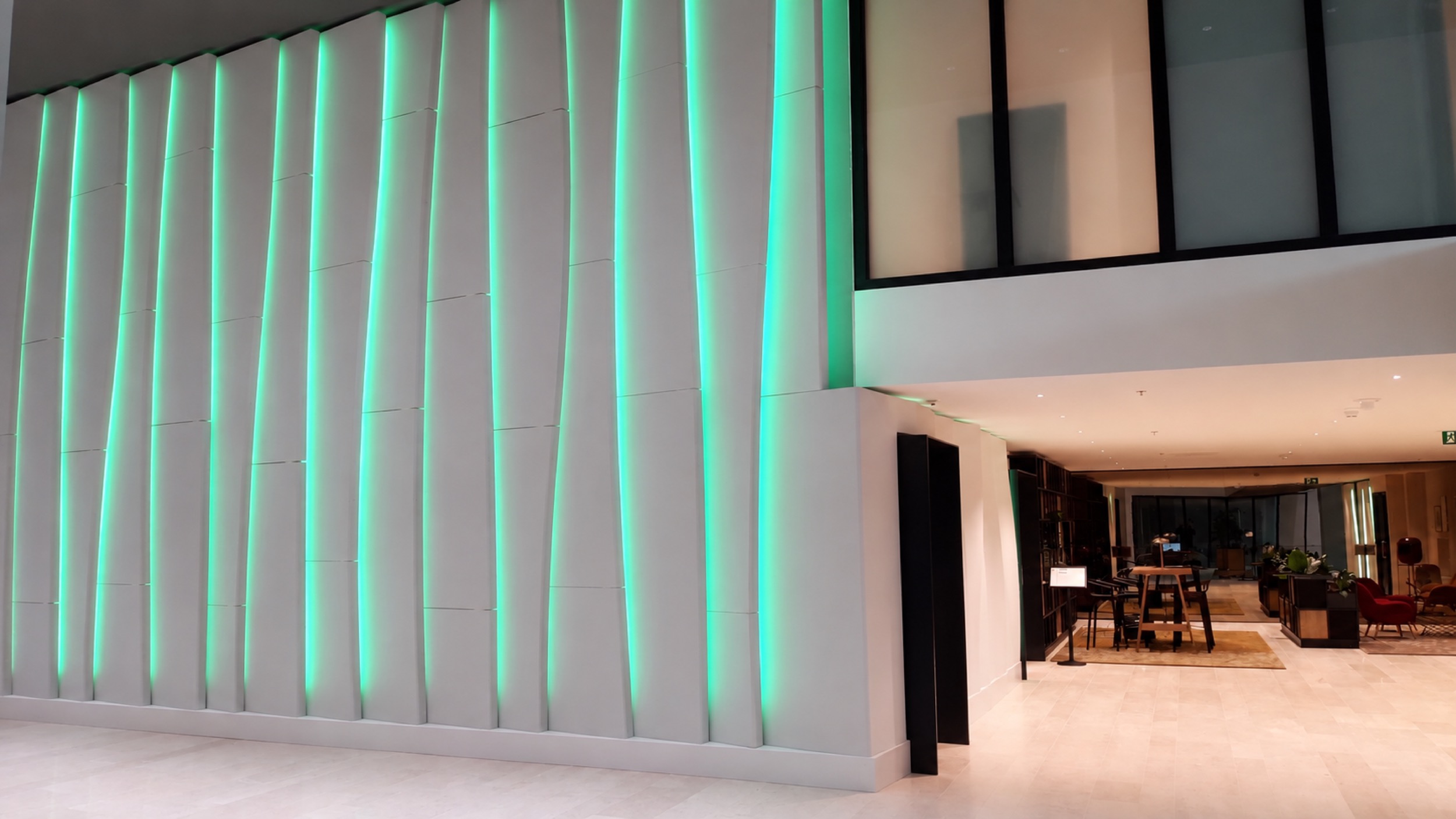 WTC_ONN_Lighting Amsterdam Light installation green